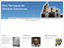 Tablet Screenshot of omniumsanctorum.org